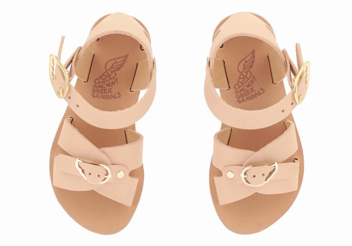 Sandale Casual Ancient Greek Sandals Little Vasso Soft Copii Bej | TXY8781HR