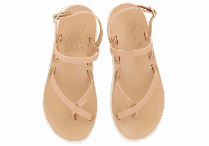 Sandale Cu Curea Din Spate Ancient Greek Sandals Tereza Comfort Dama Bej | PHC4326ZF