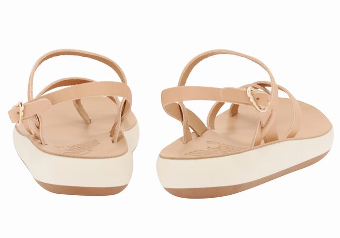 Sandale Cu Curea Din Spate Ancient Greek Sandals Tereza Comfort Dama Bej | PHC4326ZF