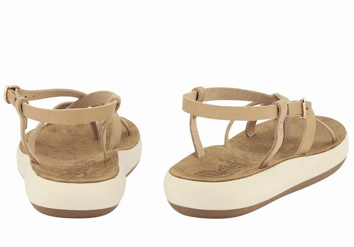 Sandale Cu Curea Din Spate Ancient Greek Sandals Semele Comfort Dama Bej | LBO7649KB