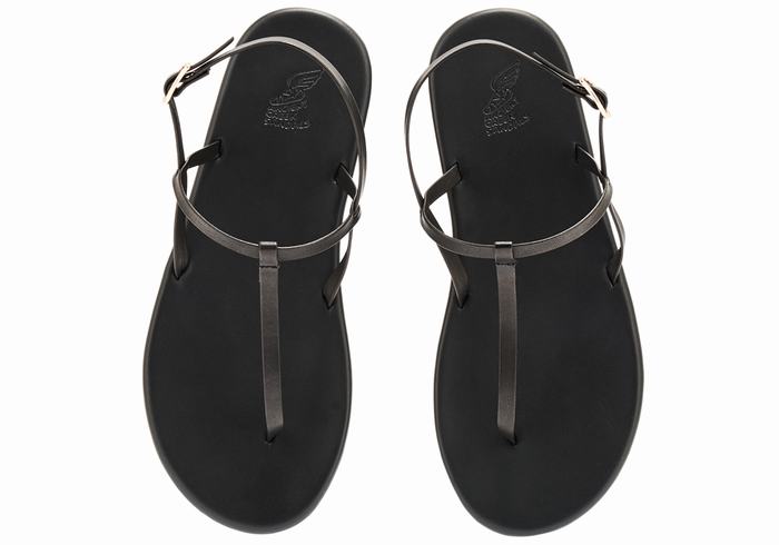 Sandale Cu Curea Din Spate Ancient Greek Sandals Lito Flip Flop Dama Negrii | ULN6858IF